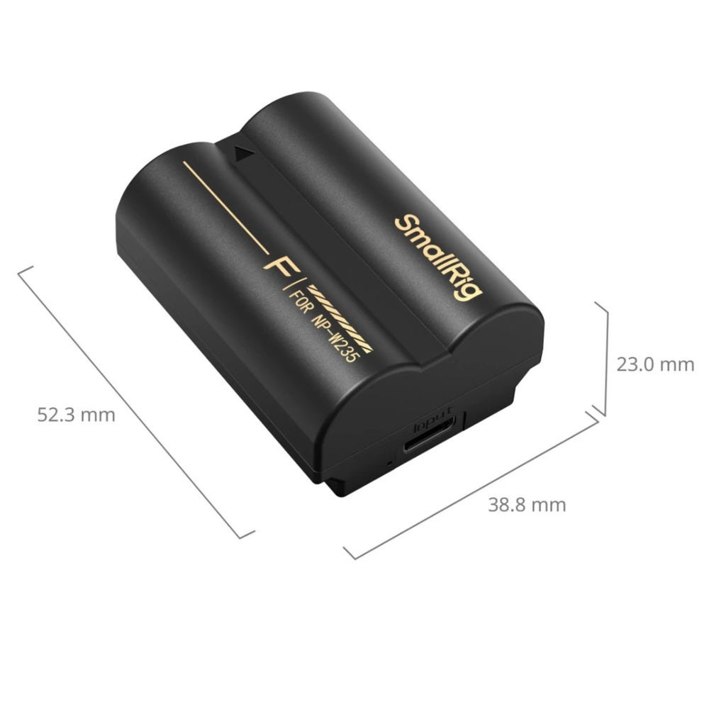 SmallRig Camera Battery with USB-C Charging for FUJIFILM NP-W235 6096