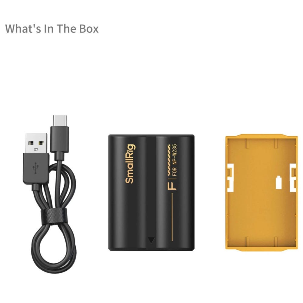 SmallRig Camera Battery with USB-C Charging for FUJIFILM NP-W235 6096
