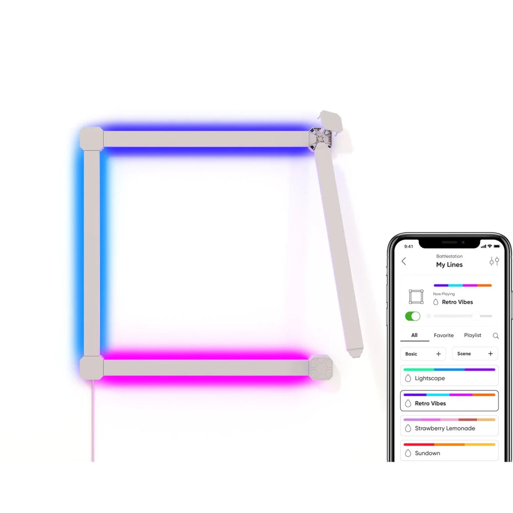 Nanoleaf Lines Squared Starter Kit (4 Lines)