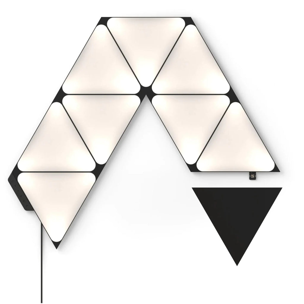 Nanoleaf Shapes - Ultra Black Triangles Starter Kit (9 Panels)