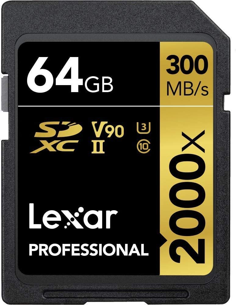 Lexar Professional 2000x SDHC/SDXC UHS-II SD Card - 64GB