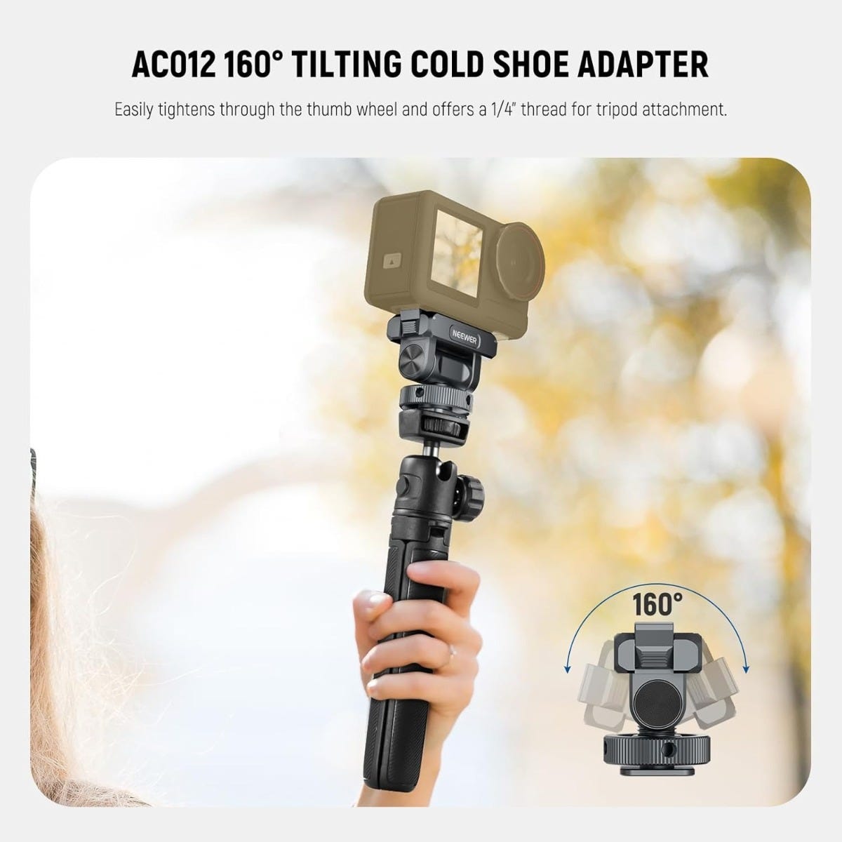 NEEWER AC013 Accessories Kit for DJI Osmo Action - Gray