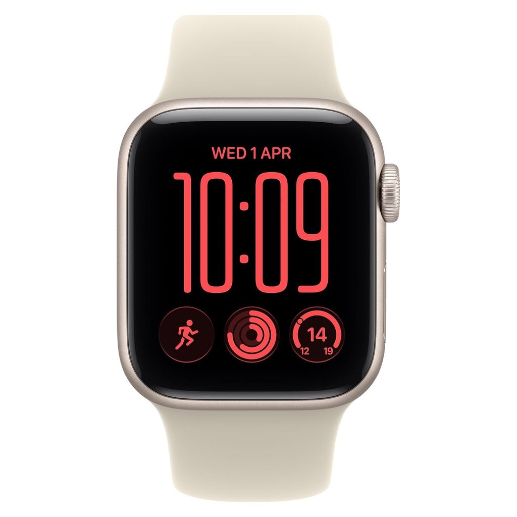 Apple Watch SE 3 40mm Starlight Aluminium Case GPS Sand Sport Band (M/L)