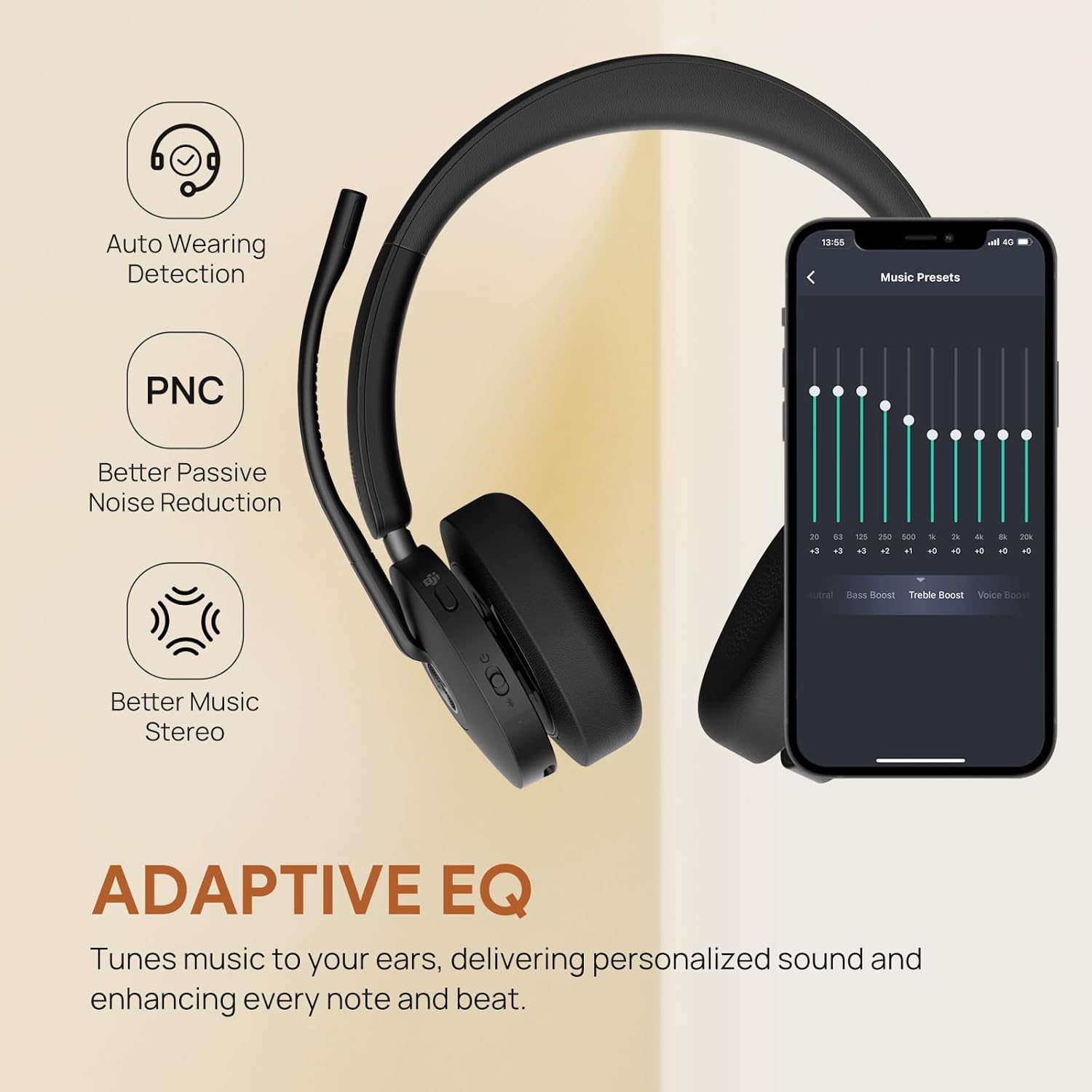 Yealink BH74 MS Stereo Bluetooth Wireless Headset