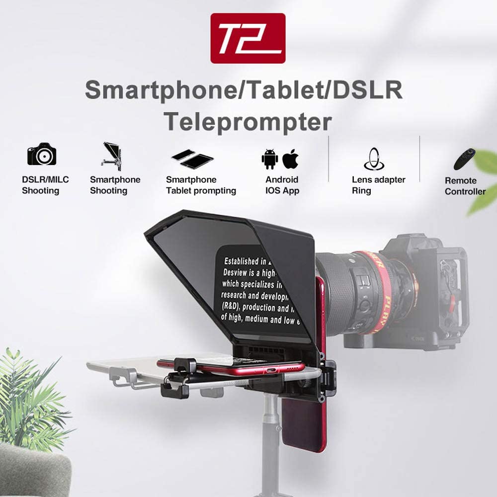 DESVIEW T2 Teleprompter for