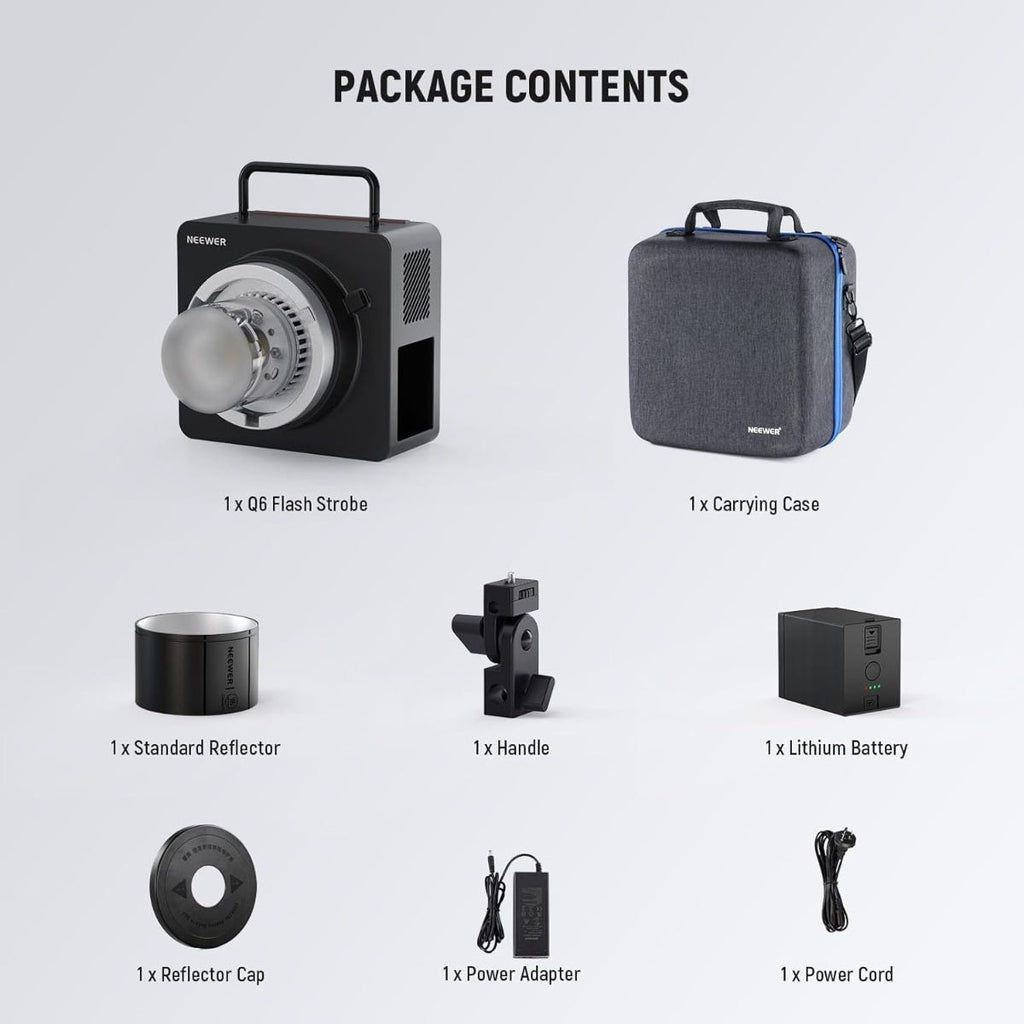 NEEWER Q6 Outdoor Studio Flash with Battery