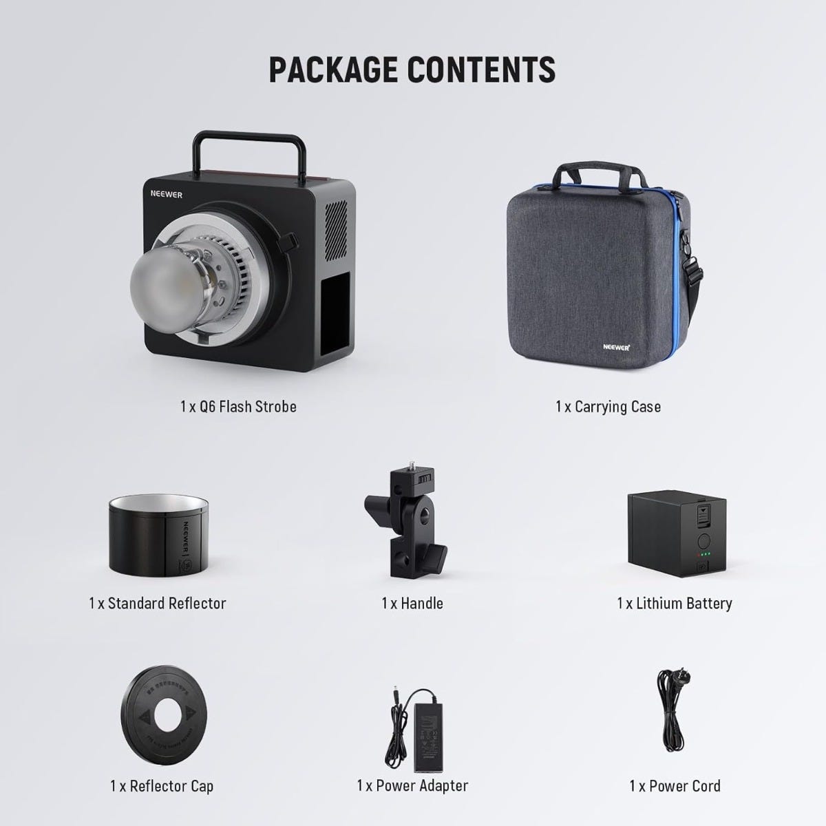 NEEWER Q6 Outdoor Studio Flash with Battery