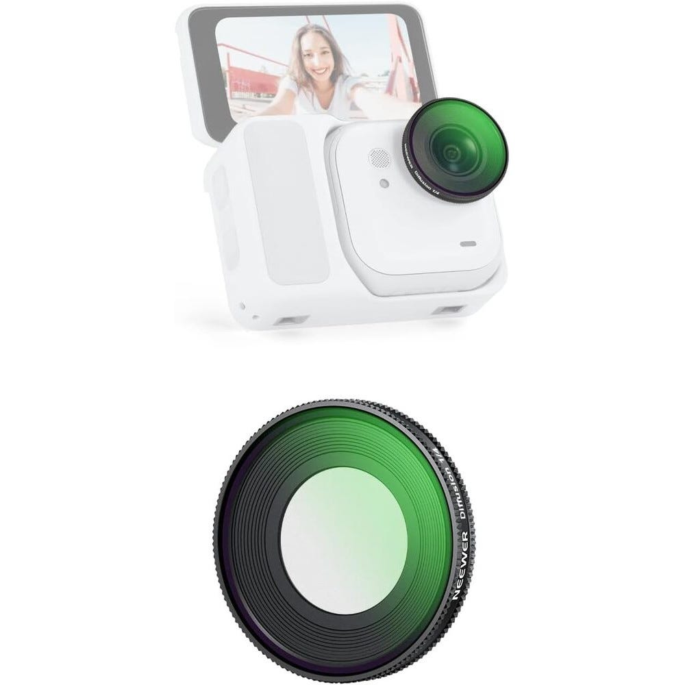 NEEWER FL-C49 Black Diffusion Filter for Insta360 Go Ultra