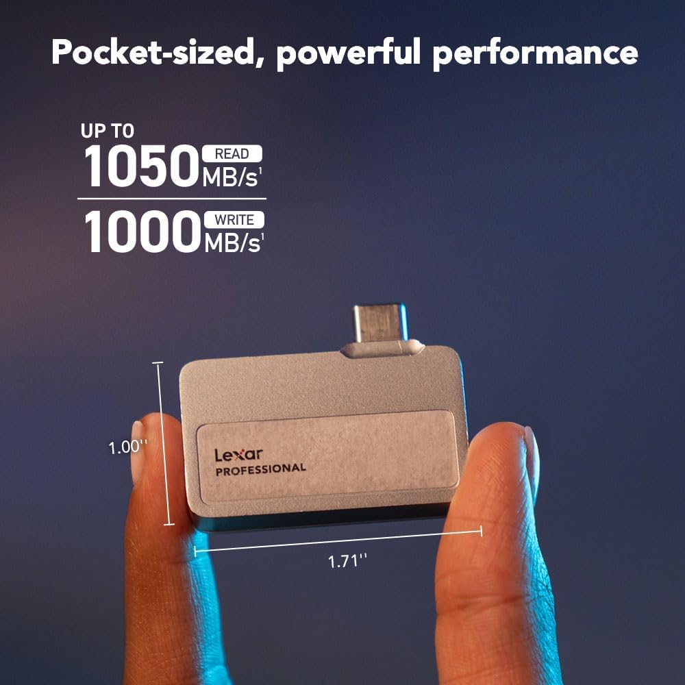 Lexar Professional GO SL400 SSD Silver - 2TB