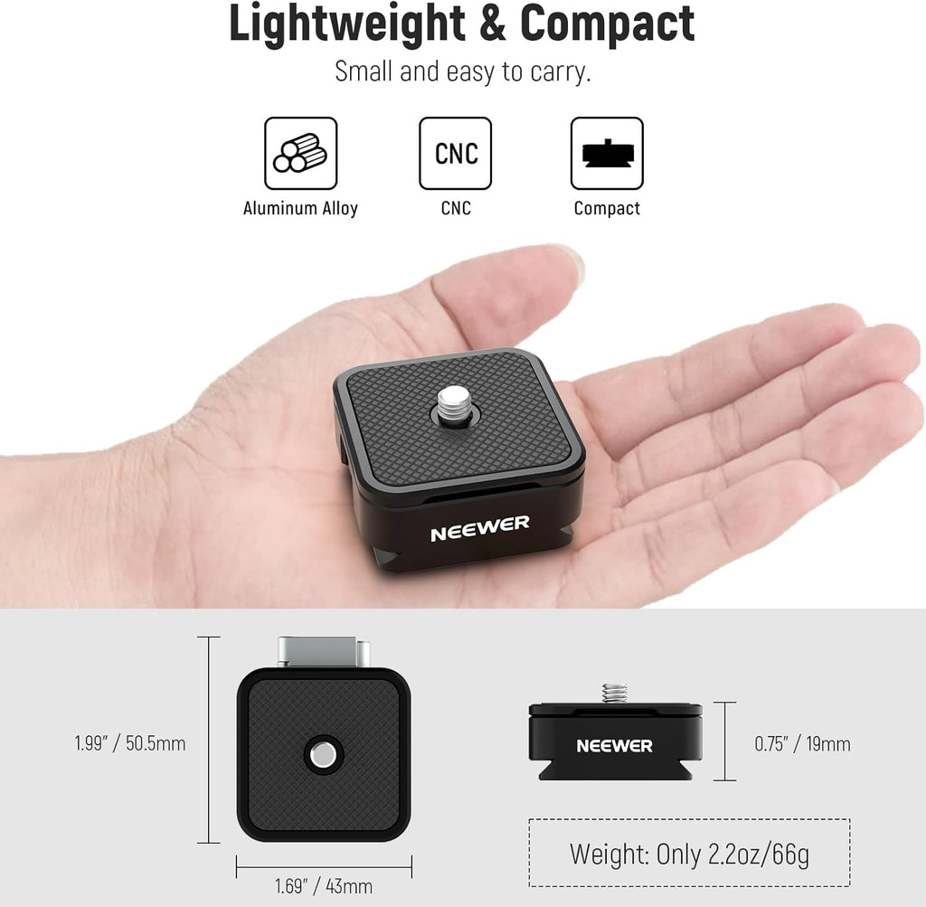 NEEWER CA009 Arca Type Quick Release Plate