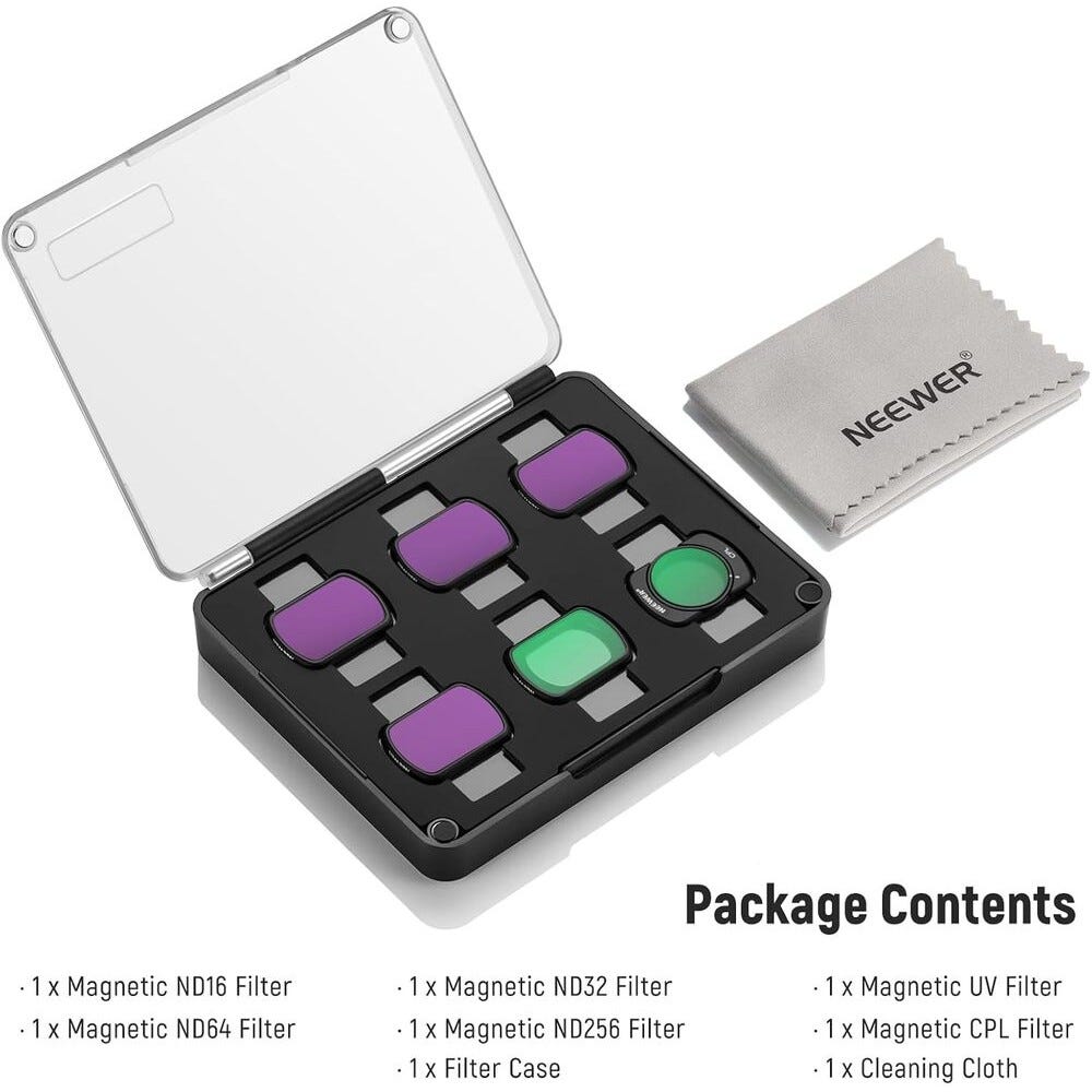 NEEWER HD CPL Filter Kit for DJI Osmo Pocket 3 - 6 Pack