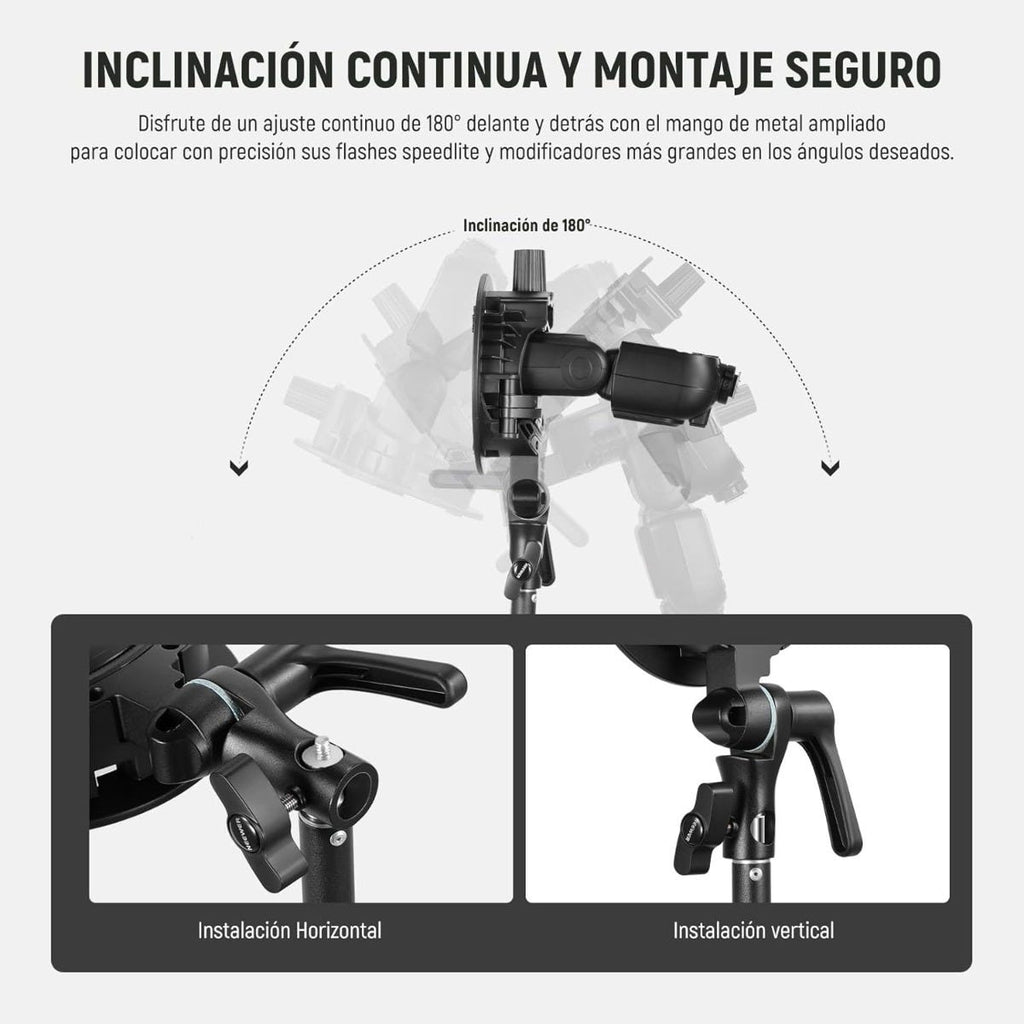 NEEWER CRB1 S-Type Bracket Holder with Bowens Mount