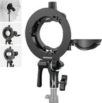 NEEWER CRB1 S-Type Bracket Holder with Bowens Mount