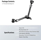 NEEWER ST16 11" Articulating Magic Arm with Ball Head