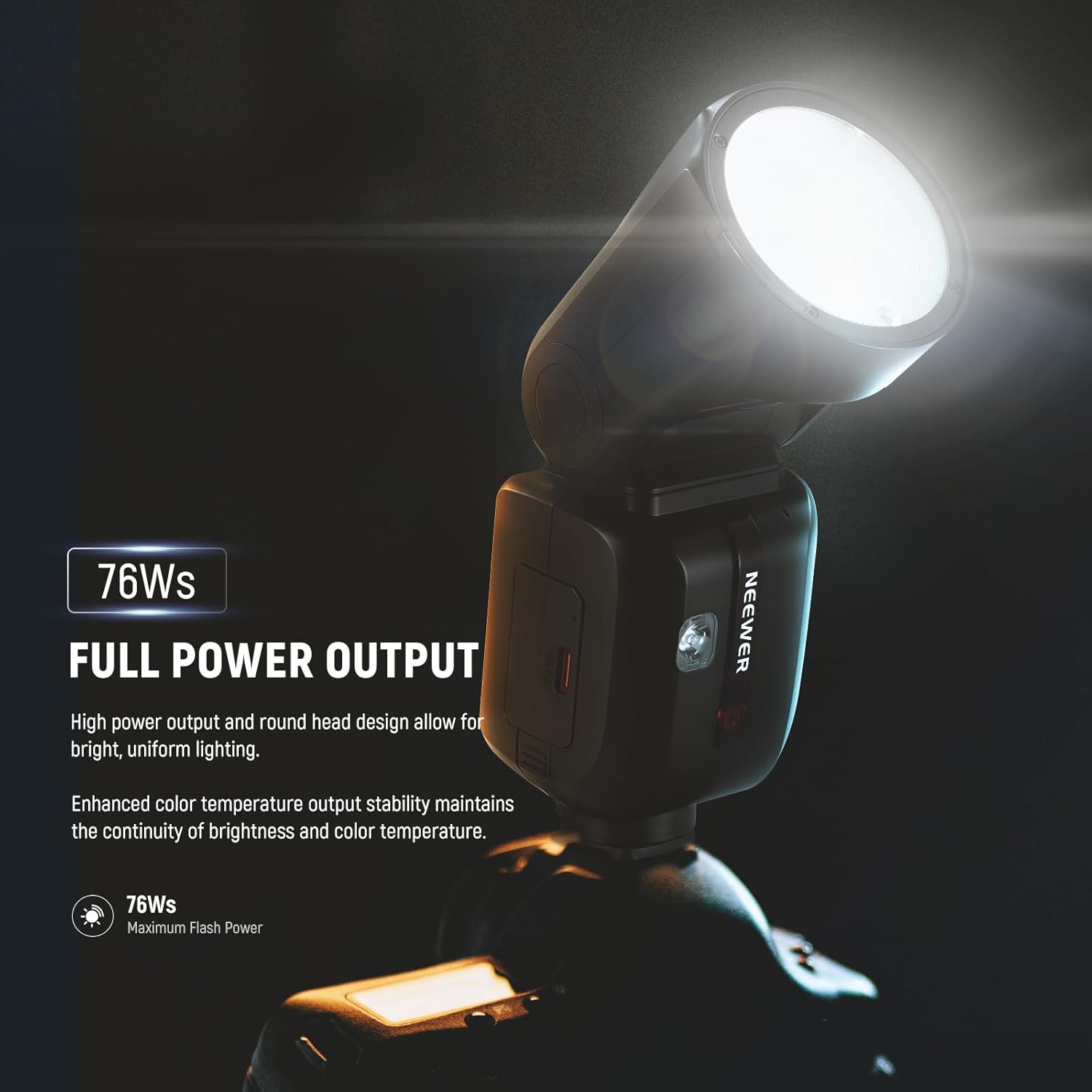 NEEWER Z2PRO-C TTL Round Head Flash Speedlite - Canon