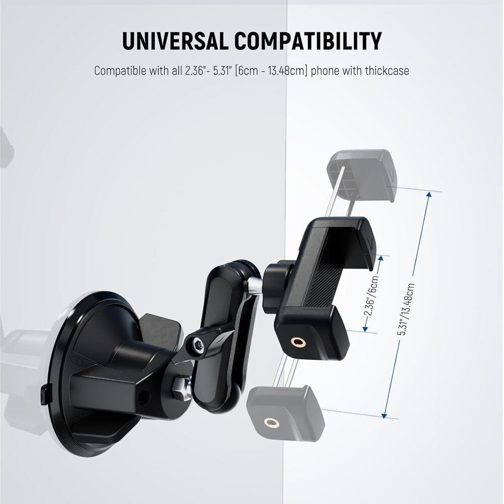 NEEWER PA-136 Phone Holder for Car