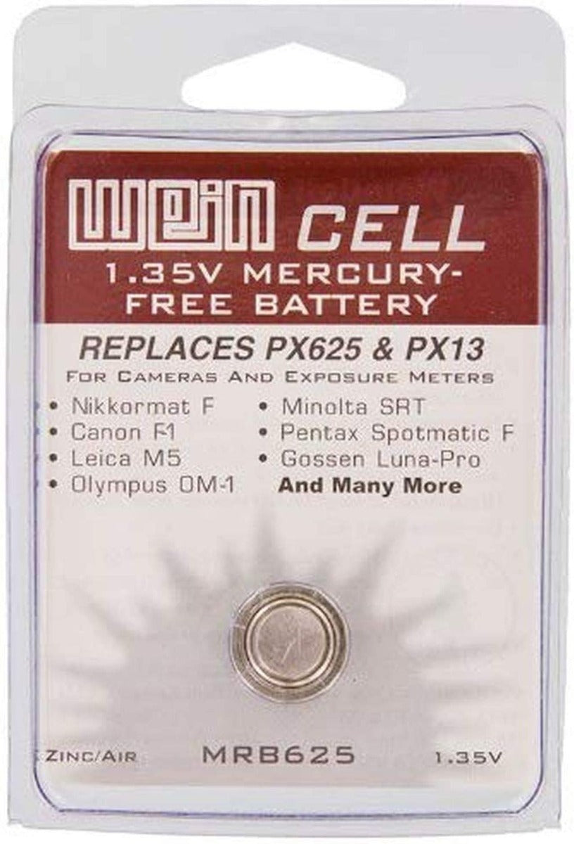 Wein MRB625 1.35V Zinc-Air 2PK Camera Battery - Replacement For PX625, PX13 and MR-9 batts