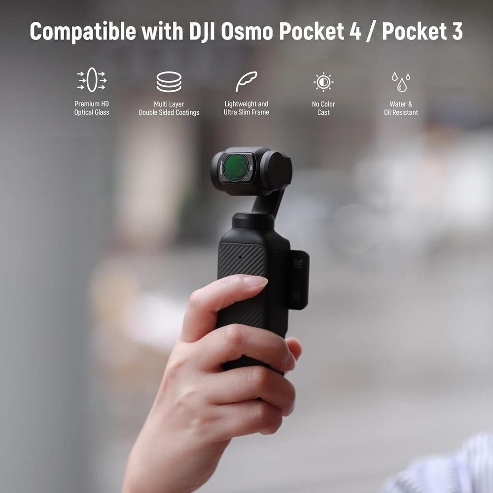 NEEWER HD CPL Filter Kit for DJI Osmo Pocket 3 - 6 Pack