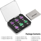 NEEWER Magnetic HD CPL Filter Kit for DJI Osmo Pocket 3 - 6 Pack