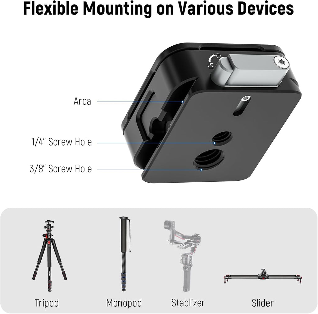 NEEWER CA009 Arca Type Quick Release Plate