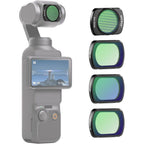 NEEWER Magnetic Effect Filter Kit for DJI Osmo Pocket 3 - 4 Pack