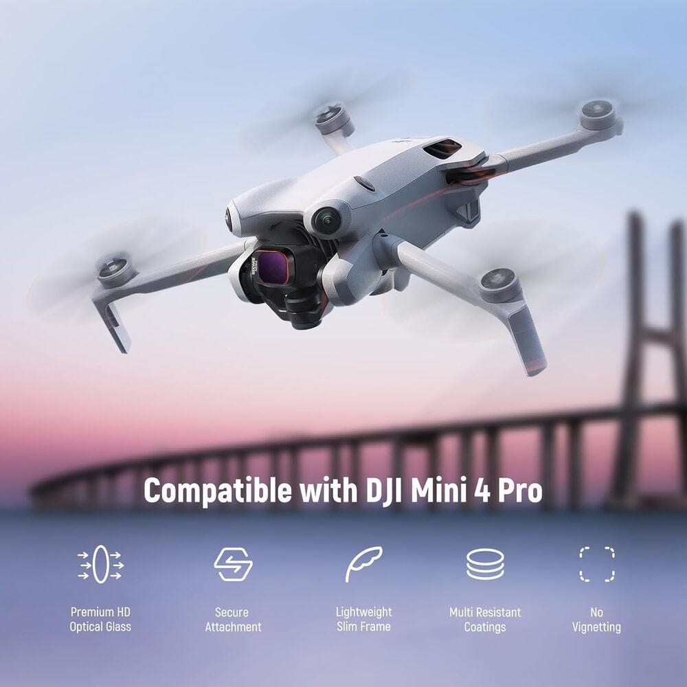 NEEWER Filter Kit for DJI Mini 4 - 4 Pack