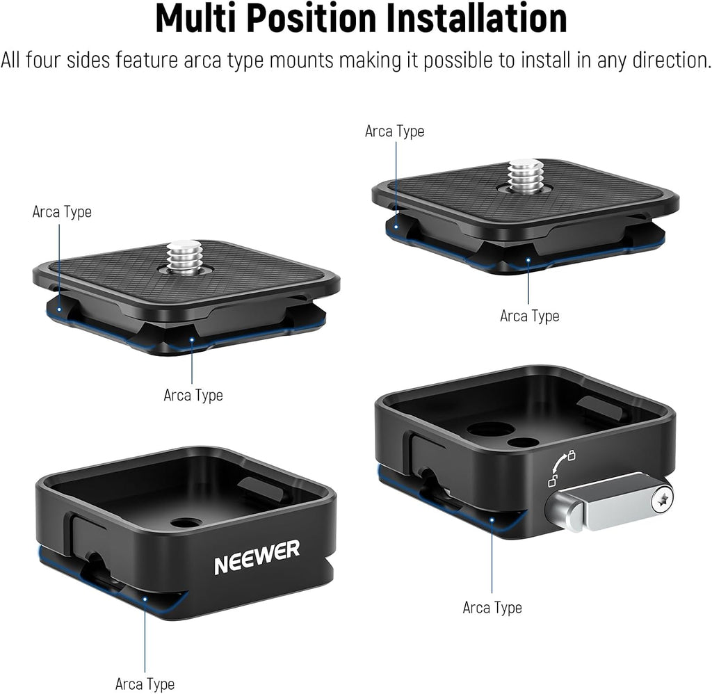 NEEWER CA009 Arca Type Quick Release Plate