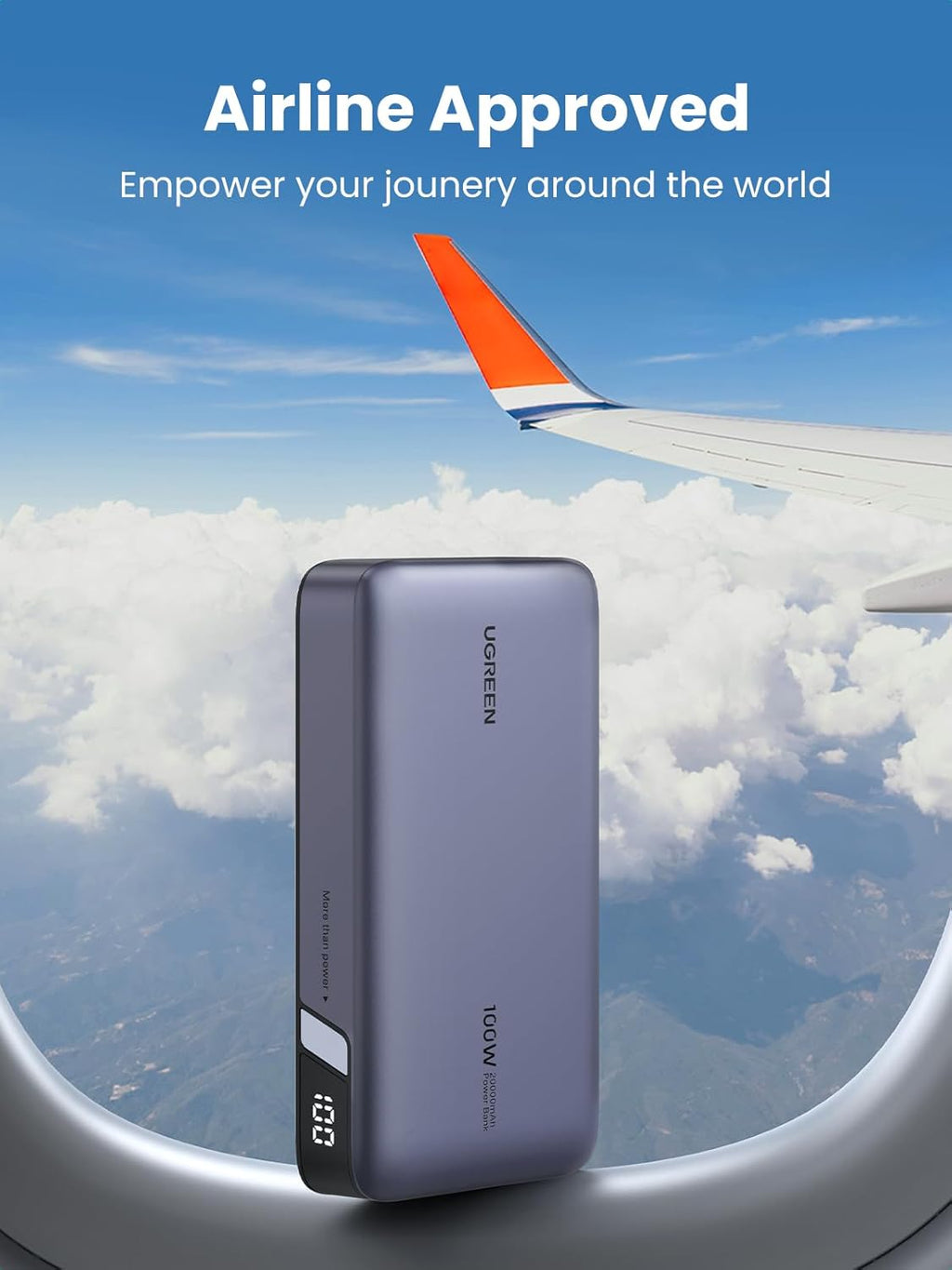 Ugreen 100W 20000mAh 3 Ports