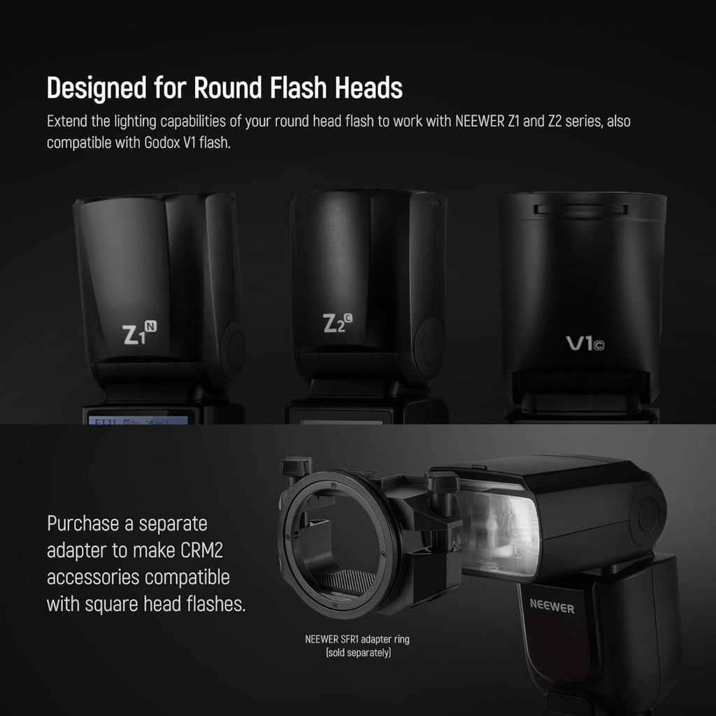 NEEWER Magnetic Round Head Flash Accessory Kit