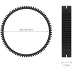 SmallRig Φ62.5-Φ64.5 Seamless Focus Gear Ring 3291