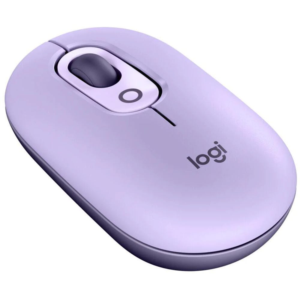 Logitech POP Wireless Mouse with Emoji (Cosmos Lavender) 