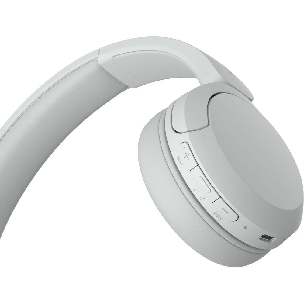 Sony WH-CH520 Wireless On-Ear Headphones (White)