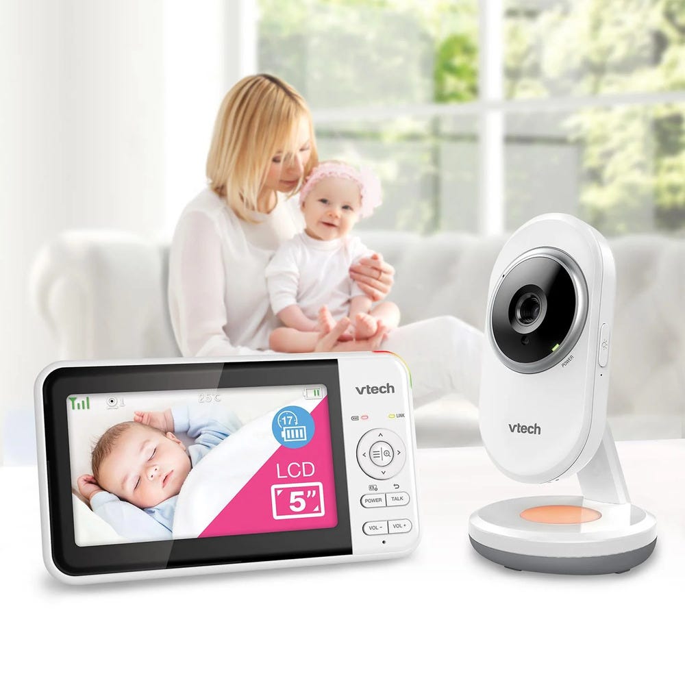 Open Box Vtech BM5250N 5" Full Video & Audio Baby Monitor 