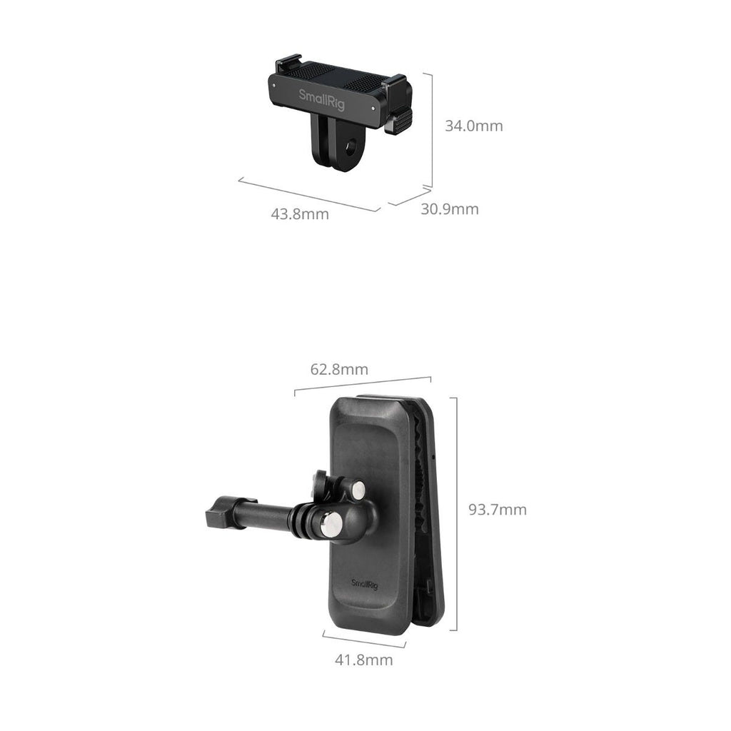 SmallRig Backpack Strap Clip Mount for DJI Osmo Action 6 / Nano 6307