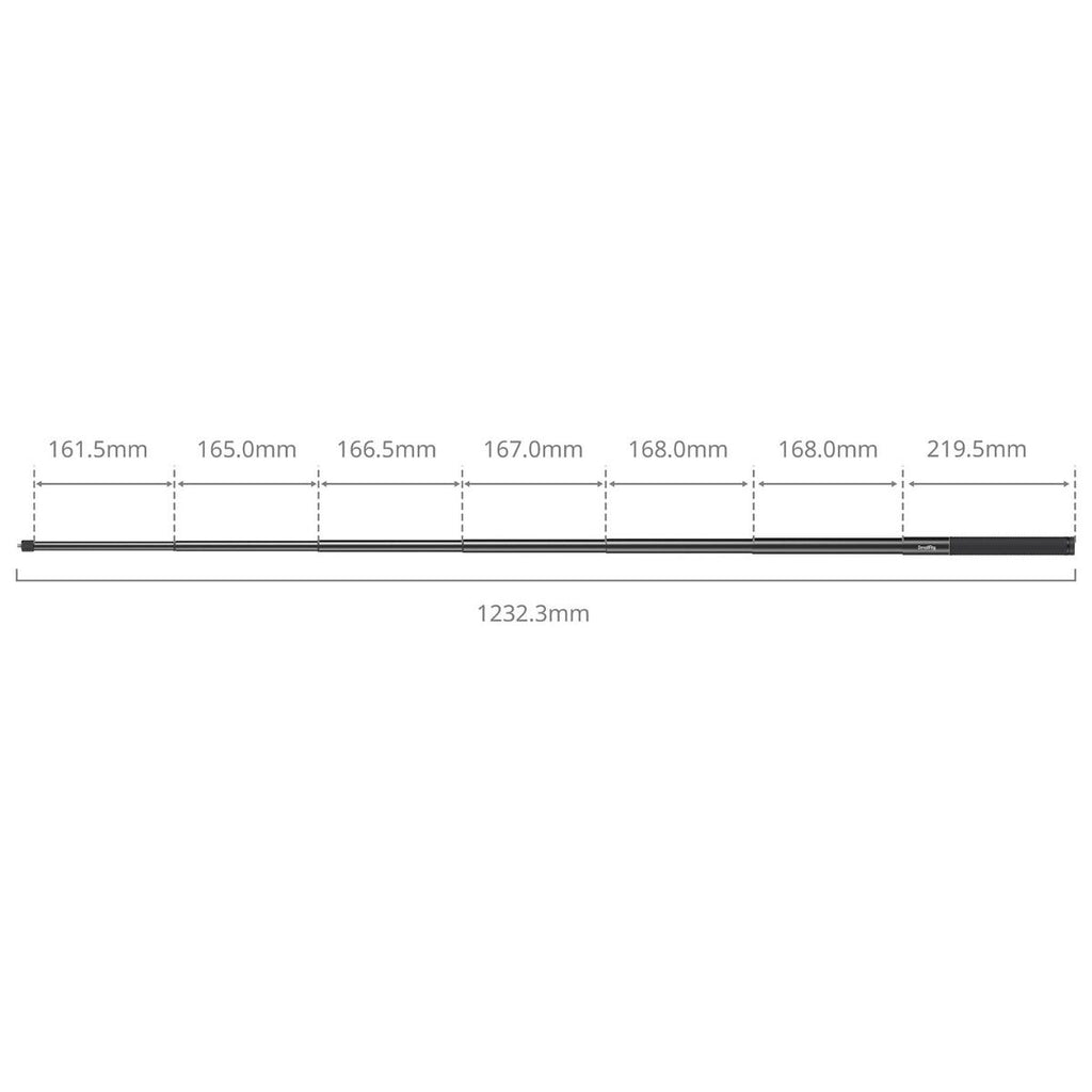 SmallRig Selfie Stick Support for Action Cameras (120cm / 47in) 6319`