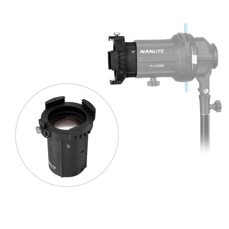 Nanlite Projection Attachment Mount for Forza 60 with 19 and 36 Degree Lens