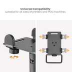 Brateck POS Mounting Solution For Dual Screens (with keyboard tray)