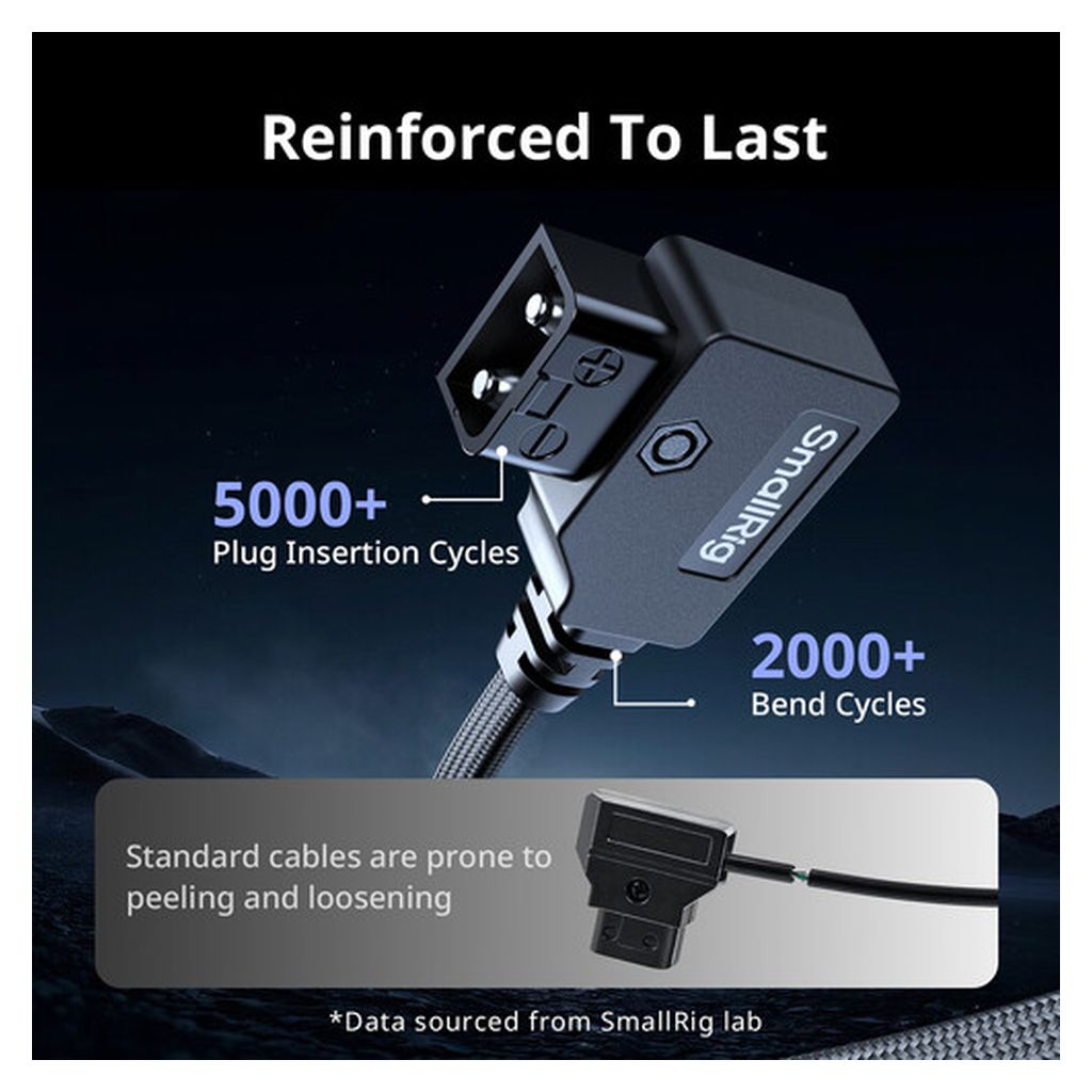SmallRig Dummy Battery Power Cable for USB-C for NP-F550 6416