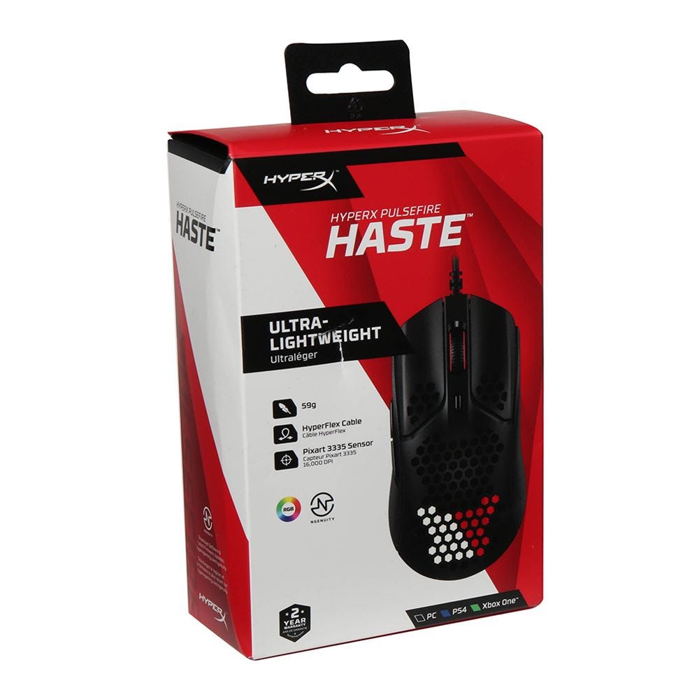 HyperX Pulsefire Haste Ultralight Gaming Mouse (Black)