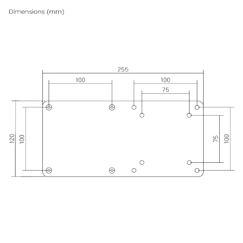 Brateck Vesa Compatible NUC Mounting Bracket