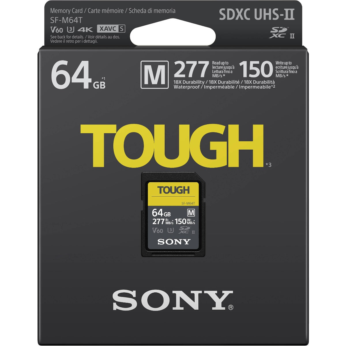 Sony 64GB UHS II M Tough Series SD Card