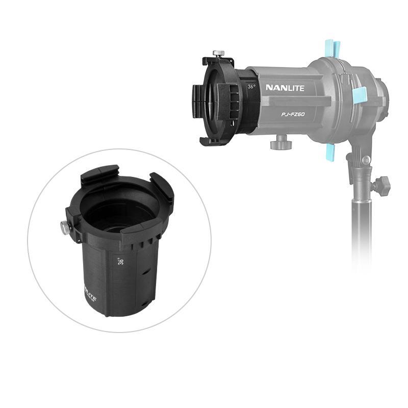 Nanlite Projection Attachment Mount for Forza 60 with 19 and 36 Degree Lens