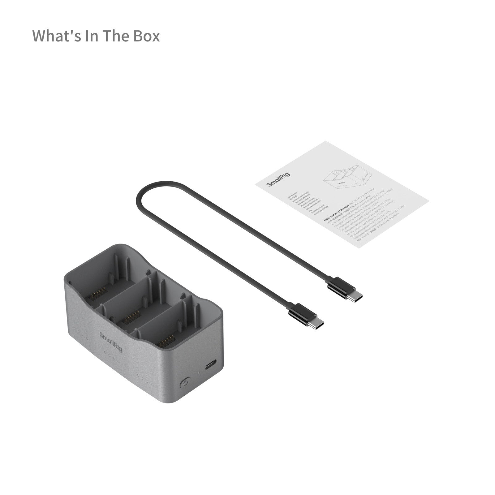 SmallRig 65W Battery Charger