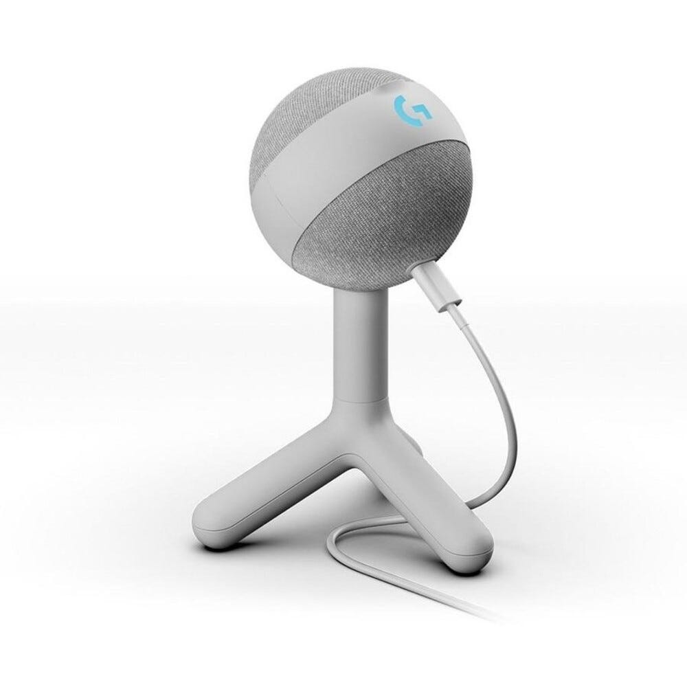 Logitech G Yeti Orb RGB Condenser Desktop Gaming Microphone (White)