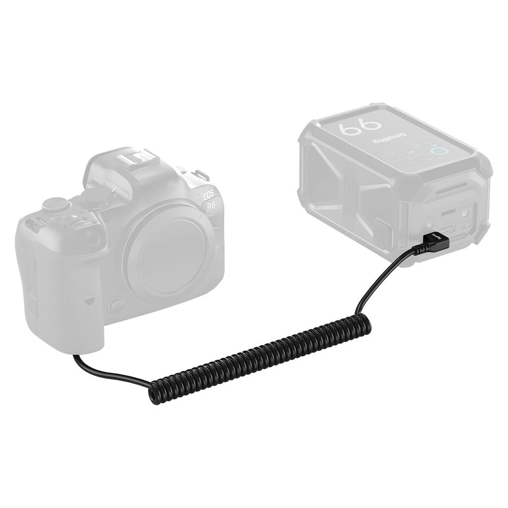 SmallRig Dummy Battery Power Cable for USB-C for Cannon LP-E6P 6540