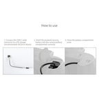 SmallRig Dummy Battery Power Cable for USB-C for Cannon LP-E6P 6540