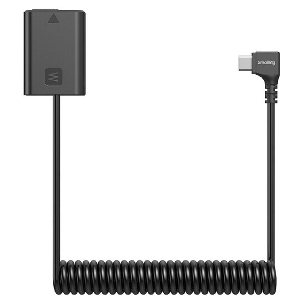 SmallRig Dummy Battery Power Cable for USB-C for Sony NP-FW50 6542
