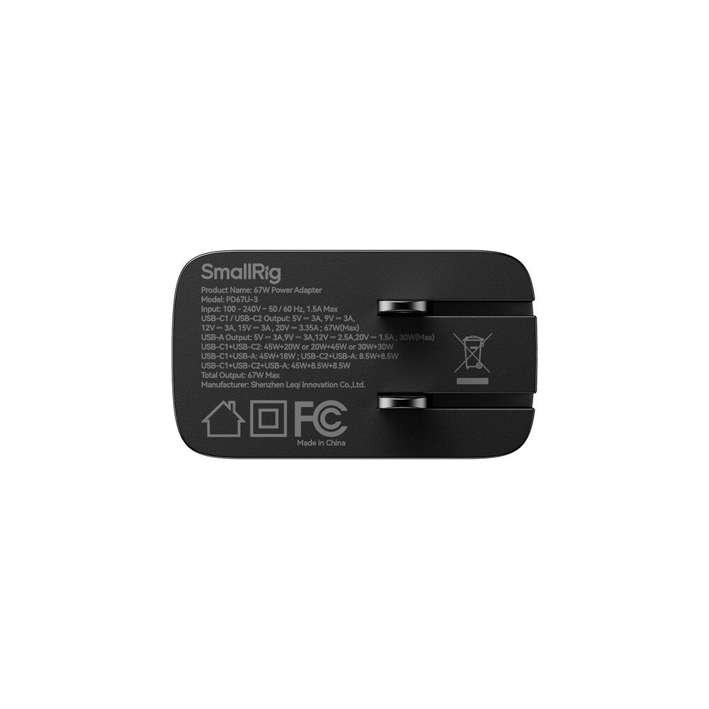 SmallRig 67W Power Adapter (US Standard) 6562