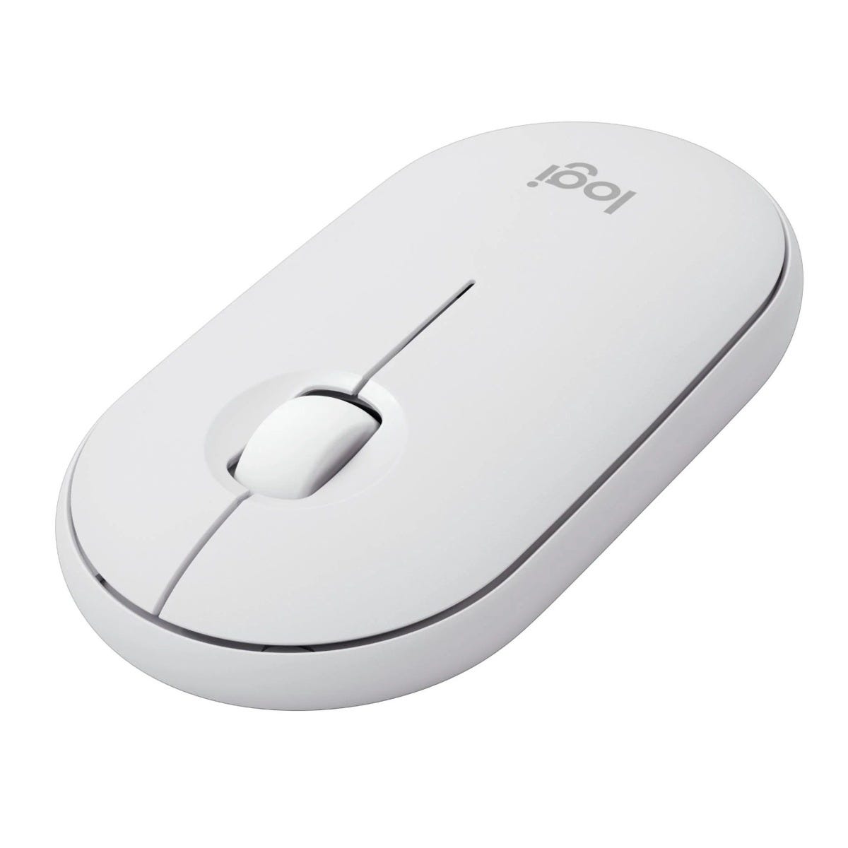Logitech M350s Pebble Wireless Mouse (White)
