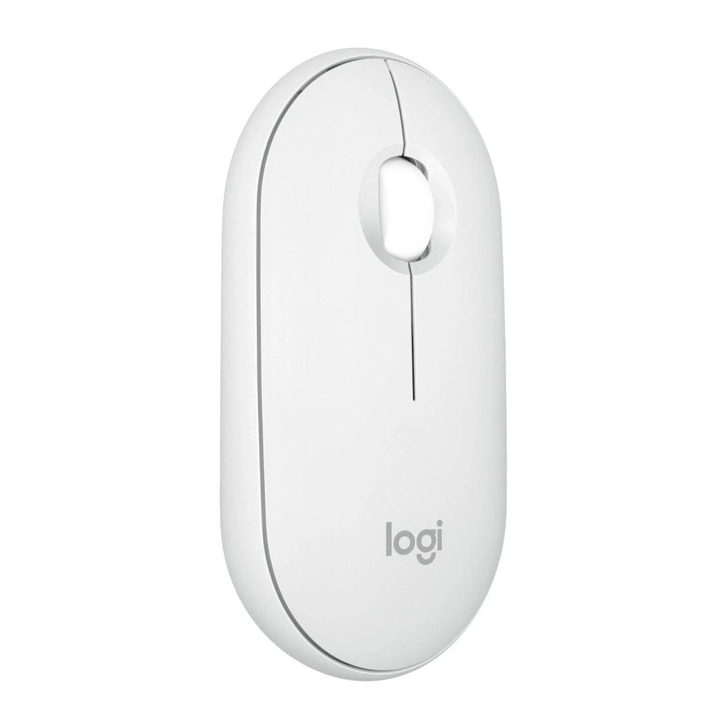Logitech M350s Pebble Wireless Mouse (White)